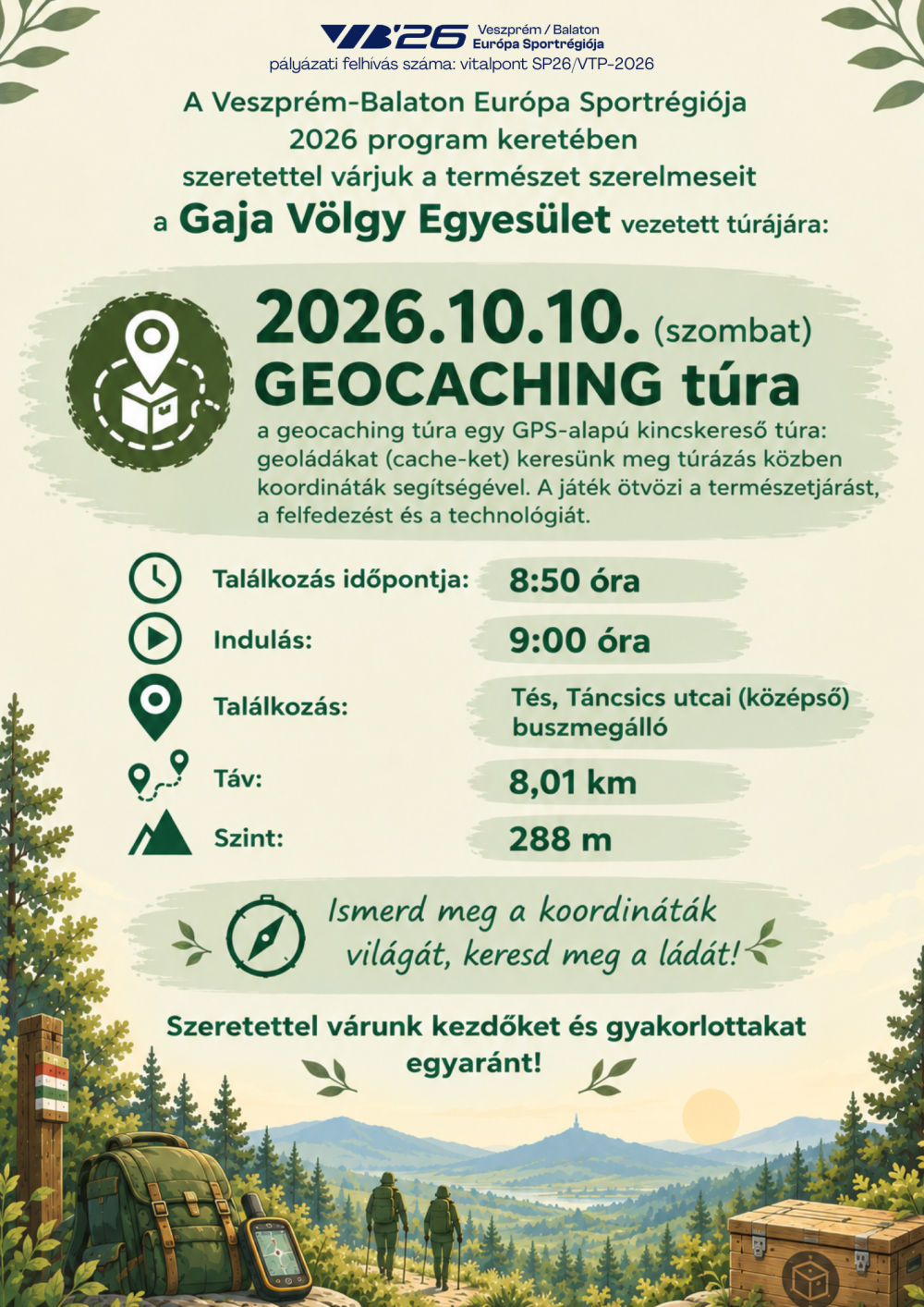 Geocaching Tés