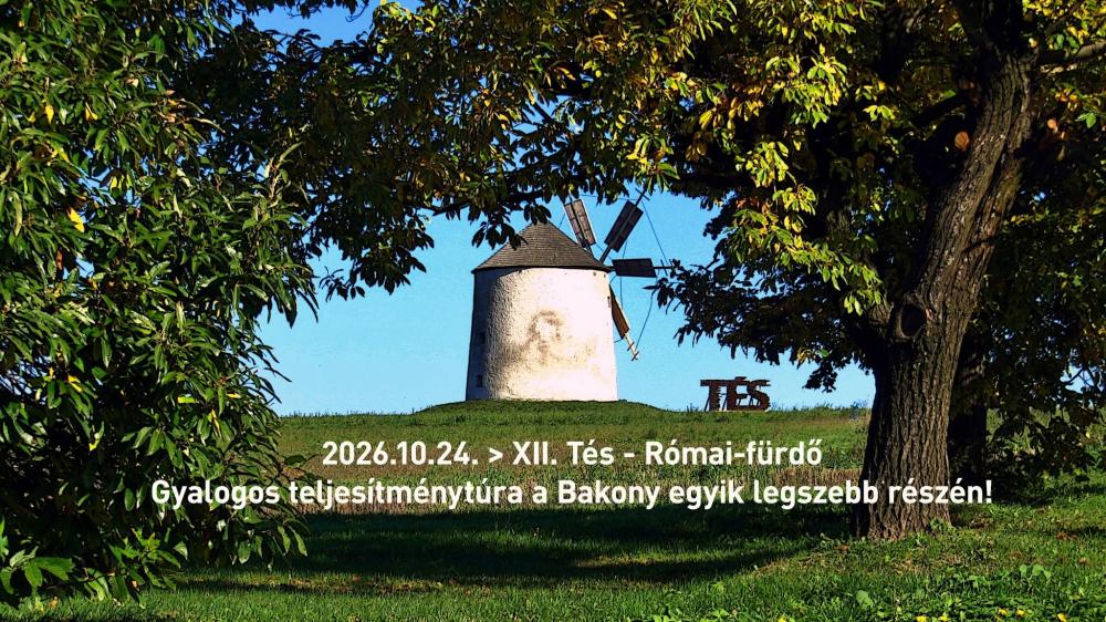 XII. Tés - Római-fürdő teljesítmánytúra