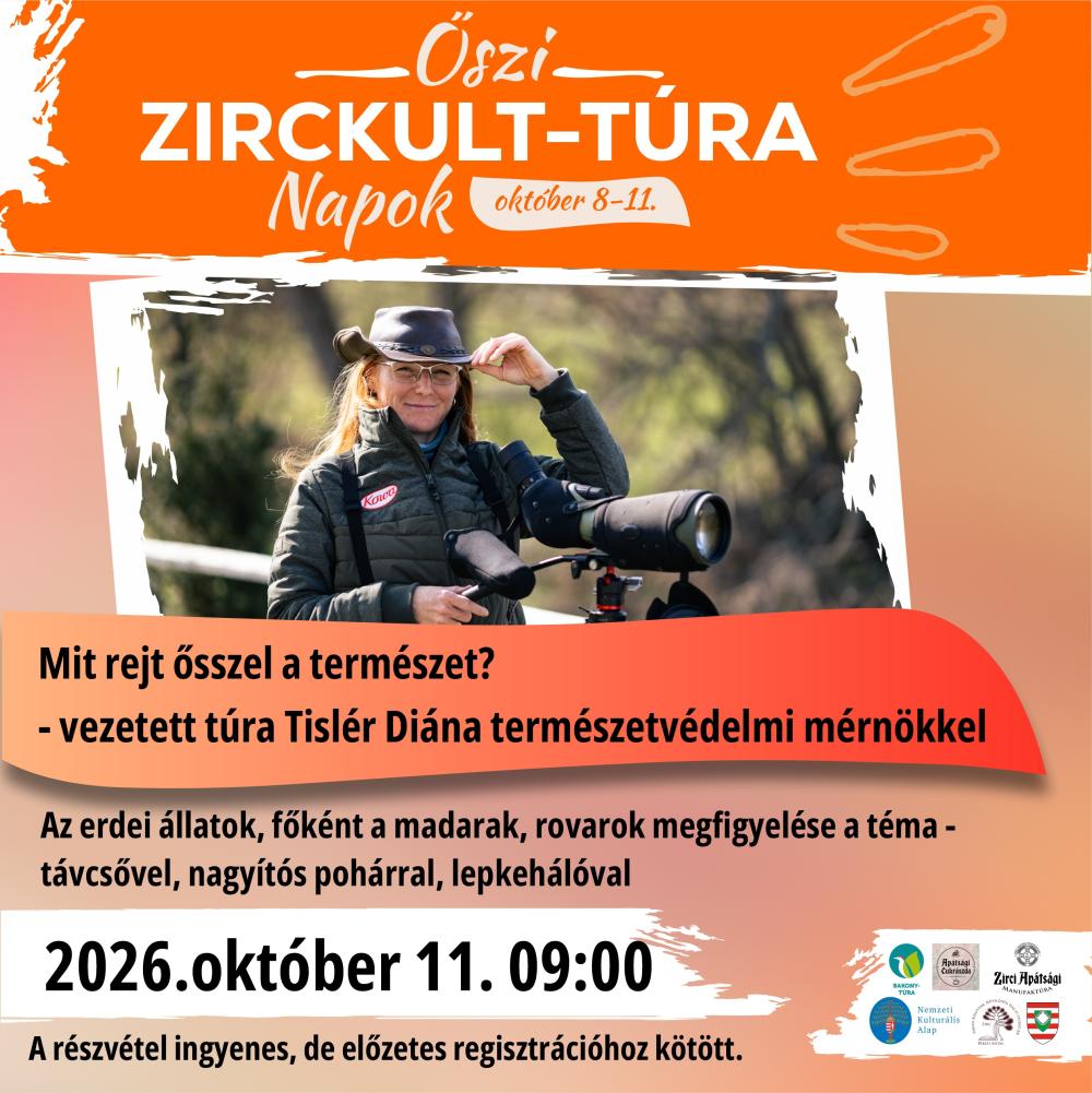 Mit rejt ősszel a természet? - Vezetett túra Tislér Diána természetvédelmi mérnökkel