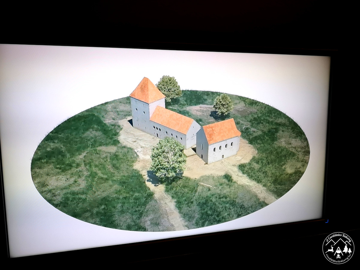 A zirci királyi udvarház digitális rekonstrukciója az apátsági látogatóközpontban